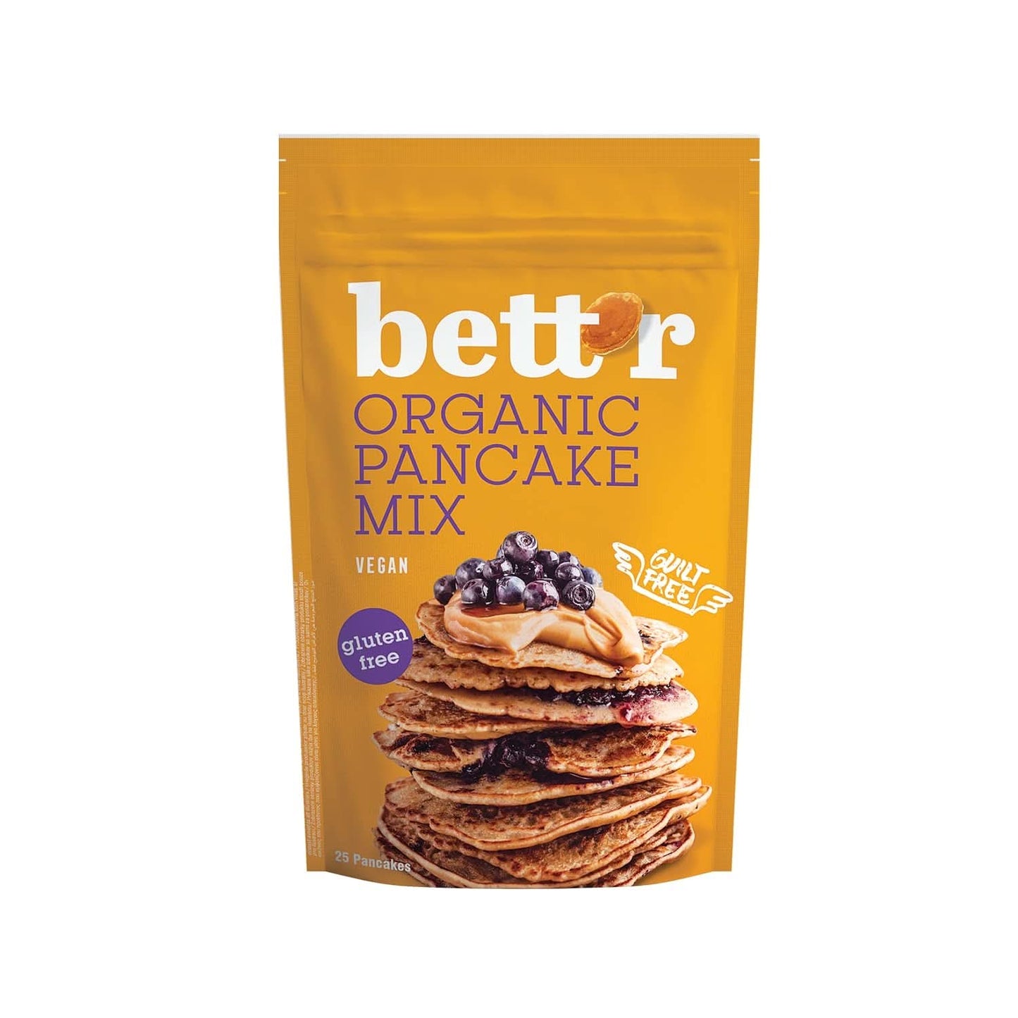 Bett'R Pannenkoekenmix, biologische, vegan en glutenvrije bakmix, 6 x 400 gram Keuken Naty Shop