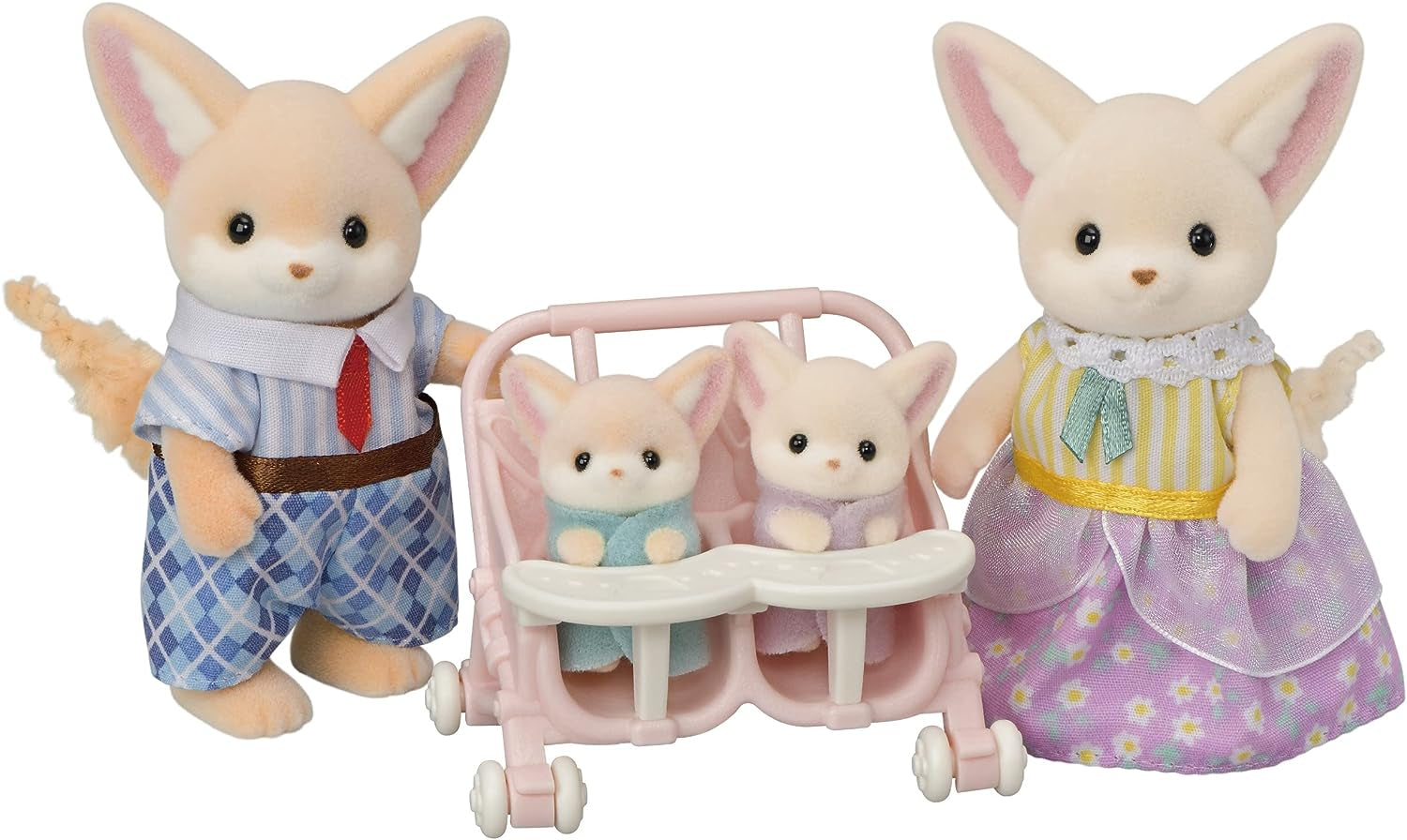 Sylvanian Families L5696 Family Desert Fox-poppen Naty Shop Eenvoudig