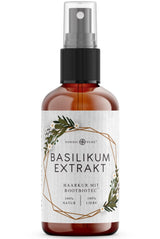 Haarbehandeling met basilicumextract van Nordic Pure | Voor de verzorging van dun, droog en kwetsbaar haar | Kan haaruitval voorkomen 100ml Naty Shop haarverzorging Standaardtitel
