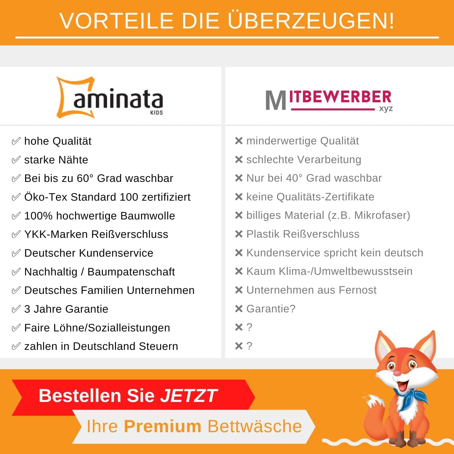 Aminata Kids Beddengoed voor kinderen, katoen Beddengoed - kinderen Naty Shop