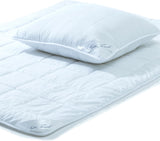 Aqua-Textil Soft Touch Set voor kinderen Dekbed 100 X 135 Cm 250G en 350G met kussen 40 X 60 Cm 150G Dekbed 4 seizoenen Klimaatbeheersing Oeko-Tex Dekbedden en dekbedden Naty Shop 155X220 Cm + 1X 80X80 Cm het hele jaar door