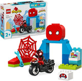 LEGO DUPLO Marvel Spins Motoravontuur, Fantasy Speelset voor de tv-serie Spidey en zijn supervrienden, educatief bouw- en herbouwspeelgoed voor kinderen vanaf 2 jaar 10424 Bouwsets Besuche den LEGO-Store Standaard titel