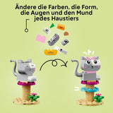 LEGO Classic Creative Animals, doos met kleurrijke stenen, bouwstenen dierfiguren zoals hond, kat, konijn, hamster en vogel, constructiespeelgoed voor jongens en meisjes vanaf 5 jaar 11034 Bouwsets Besuche den LEGO-Store