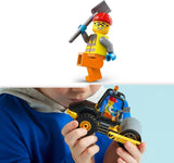 LEGO City Road Roller-bouwvoertuig voor kinderen van 5 jaar Stoomwals met minifiguur van een bouwvakker Fantasierijke speelervaring voor jongens en meisjes Klein leuk cadeau 60401 Bouwsets Bekijk de LEGO-Store