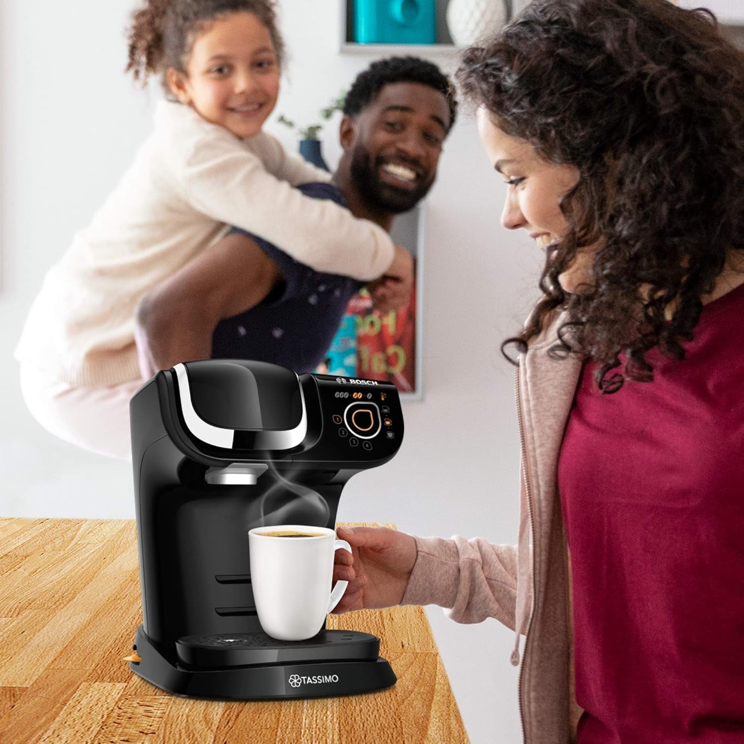 Tassimo My Way espressomachine met 2 capsules TAS6502 met waterfilter, 70+ drankjes, drankaanpassing, koffievariëteit, eenvoudig brouwen, 1500 W, zwart