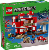 LEGO Minecraft The Mushroom Cow House Videogame Bouwspeelgoed Mushroom Land-model met minifiguren Steve en andere personages Speelset voor jongens en meisjes vanaf 8 jaar 21270 Bouwsets Beuche bij LEGO-Store