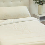 Dekbed TRAMAS+ 200 Gr/M² voor bedden gemaakt van gesiliconiseerde holle vezels - 150X220 Cm - Oeko Tex gecertificeerd - Wit, zacht, warm, minimalistisch - Bed 90 Cm Dekbedden en dekbedden Naty Shop