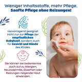 Kindii Water Care Vochtige doekjes - Aqua Babydoekjes - 100% viscose, 99,9% water, grapefruitextract, sjaalmaat 150x200, 100% biologisch afbreekbaar, plasticvrij, reinigingsdoekjes voor de gevoelige huid