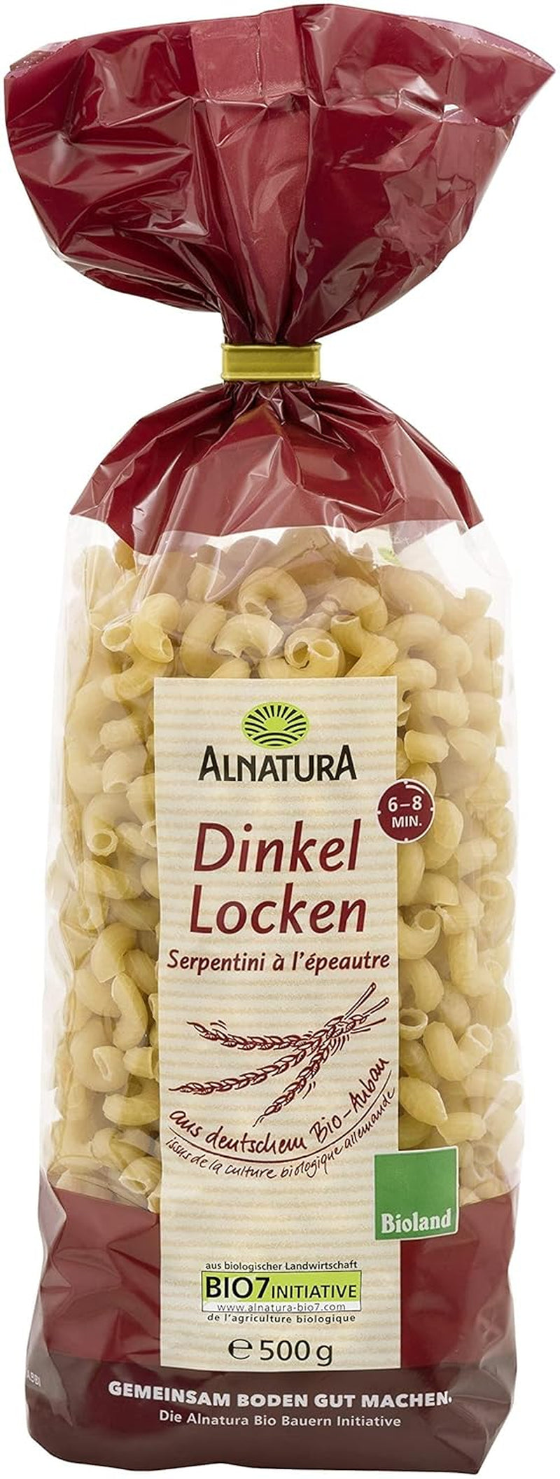 Biologische speltkrullen, 500g