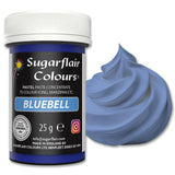 Sugarflair Pastelkleurstof voor pasta, Bell Blue, kleurstof voor pasta, fondant en marsepein, spectraal geconcentreerde kleuren - 25g