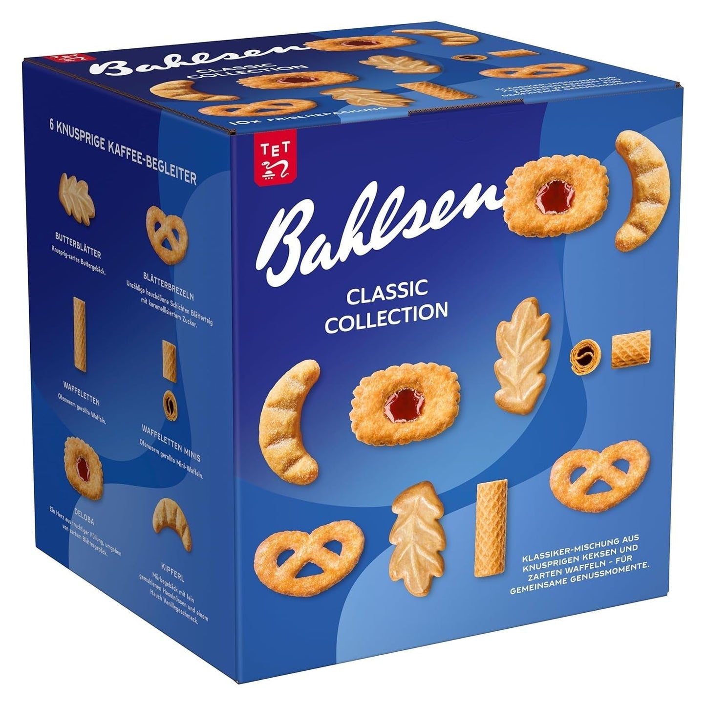 Bahlsen Caroline Collection - 1 pak - Koekjes- en wafelmix (10 x 161 g/1610 g)
