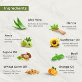 Indus Valley natuurlijke schadevrije gel haarkleuring | Ammoniakvrij, veganistisch en dierproefvrij | Tot 100% grijsdekking, langdurige resultaten | Licht kastanje 5.0 (20 gram + 200 ml) Naty Shop haarverf