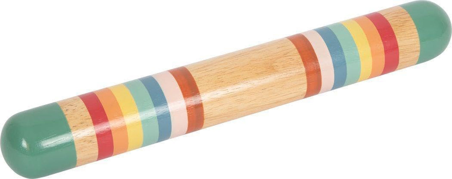 Small Foot rainmaker rammelaar "Safari", fascinerend zintuiglijk houten speelgoed, voor kinderen vanaf 6 maanden, 12458 Jucarii Bebe Naty Shop Rainmaker Safari