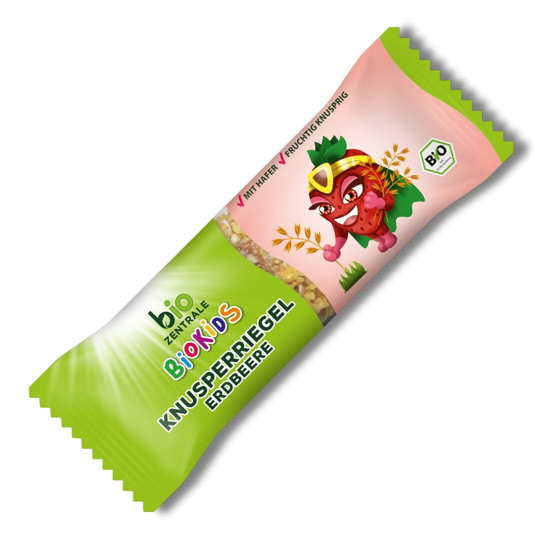Krokante aardbeienrepen 12 x 20 g