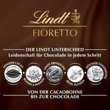 Lindt-chocolade | FIORETTO Zabaione cadeauset | 138g | 6 melkchocoladepralines met Zabaione-truffelvulling en knapperige topping, alcoholhoudend | Chocolade geschenk