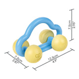Hape Roll & Rammelaar Speelgoedauto, Babyspeeltje Bebe Naty Shop Speelgoed