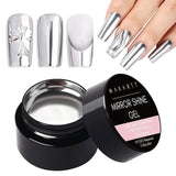 Makartt 3D Nail Art Gel - Strasslijmgel 15G voor nagelsleutelhangers, multifunctionele nagelsculptuurgel voor doe-het-zelf nagelontwerp, nagelsculptuur nagelmodellering thuis (transparant)