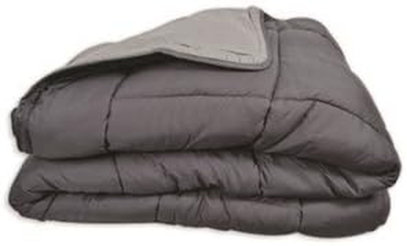 Poyet Motte Calgary Dekbedovertrek Polyester Staal/Zilver, Polyester, Staal/Zilver, 220X160X1 Cm Dekbedden en dekbedden Naty Shop 200X200X1 Cm