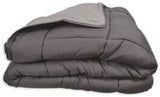 Poyet Motte Calgary Dekbedovertrek Polyester Staal/Zilver, Polyester, Staal/Zilver, 220X160X1 Cm Dekbedden en dekbedden Naty Shop 200X200X1 Cm