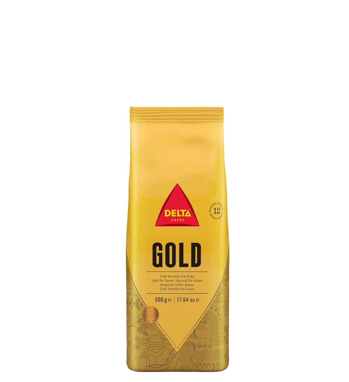 Partij Delta koffiebonen, Gold verpakking, 500 g