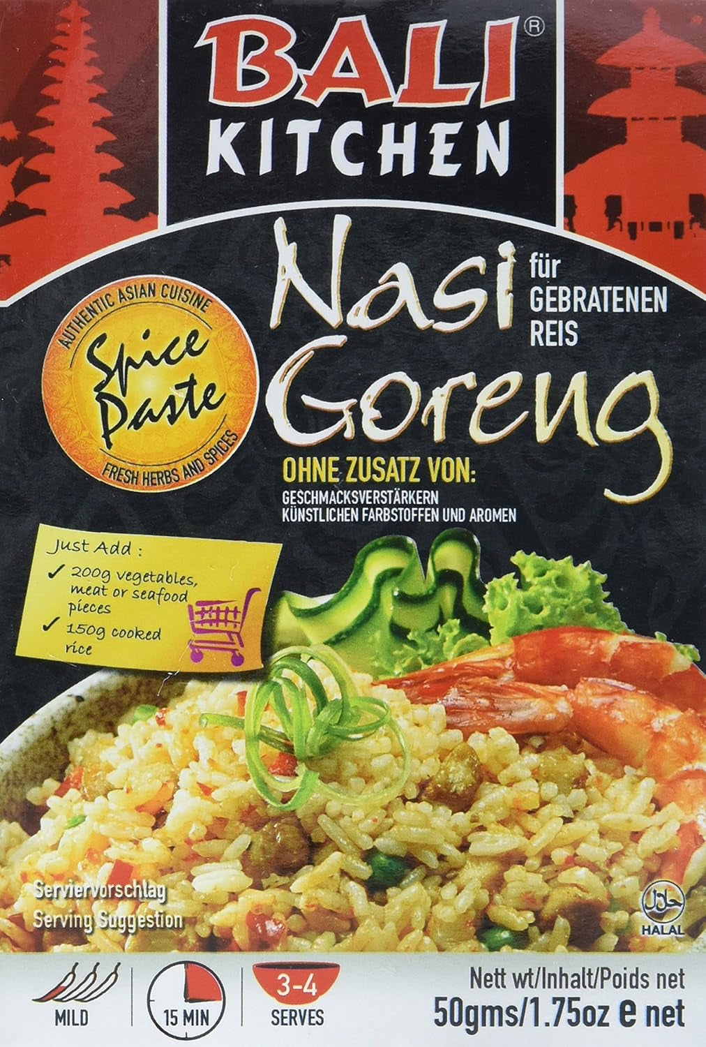 Nasi Goreng, verpakking van 15 (verpakking van 15 x 50 g)