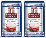 INDIA GATE Premium Basmati Rijst – Aromatische, fijne langkorrelige rijst uit India, fijne langkorrelige (1 x 500 g)
