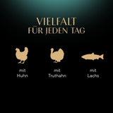 Sheba Portion Pouches Natvoer voor katten, multipack Fresh & Fine in saus met MSC kip en zalm, 6x6x50g - Fijne maaltijden voor katten in saus