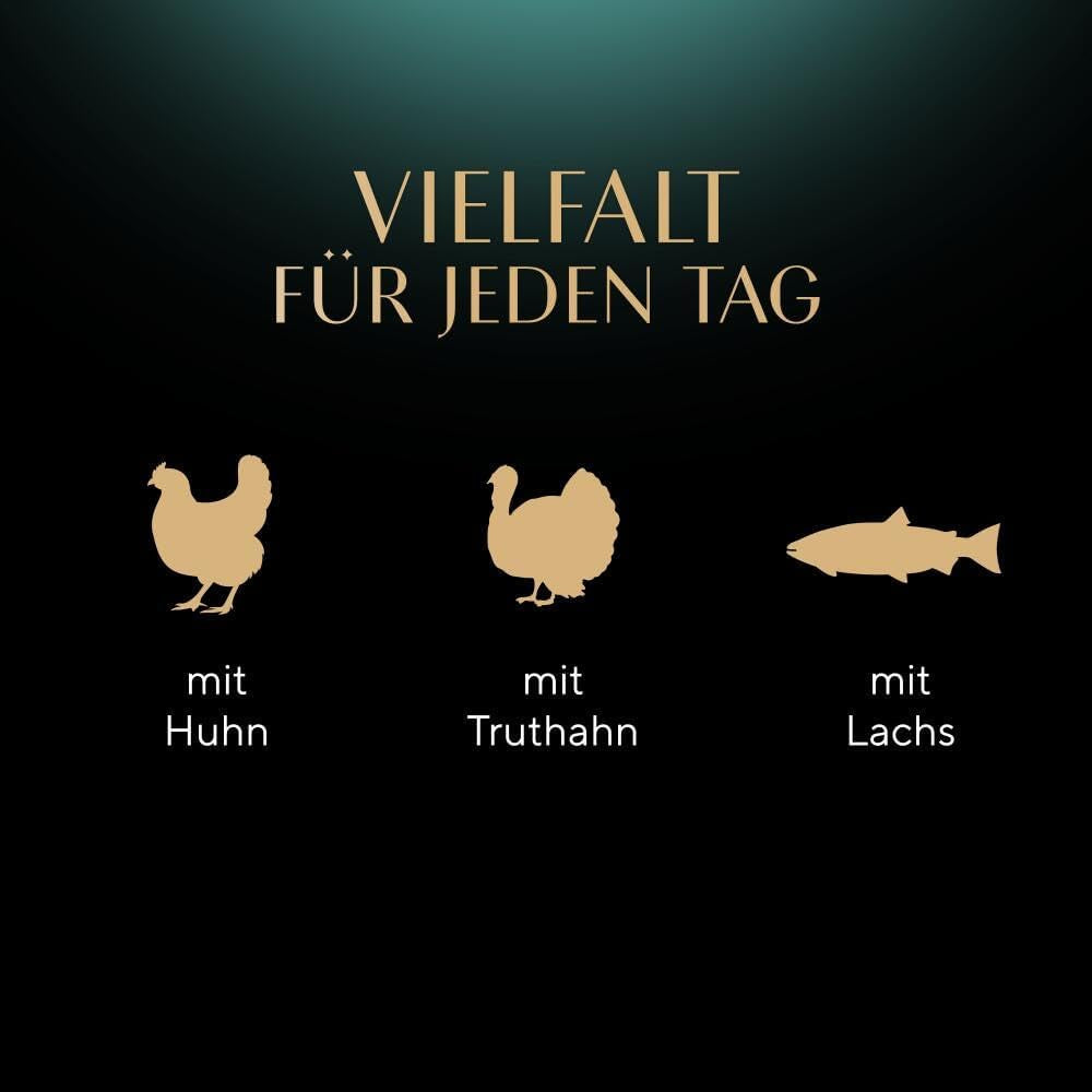 Sheba Portion Pouches Natvoer voor katten, multipack Fresh & Fine in saus met MSC kip en zalm, 6x6x50g - Fijne maaltijden voor katten in saus