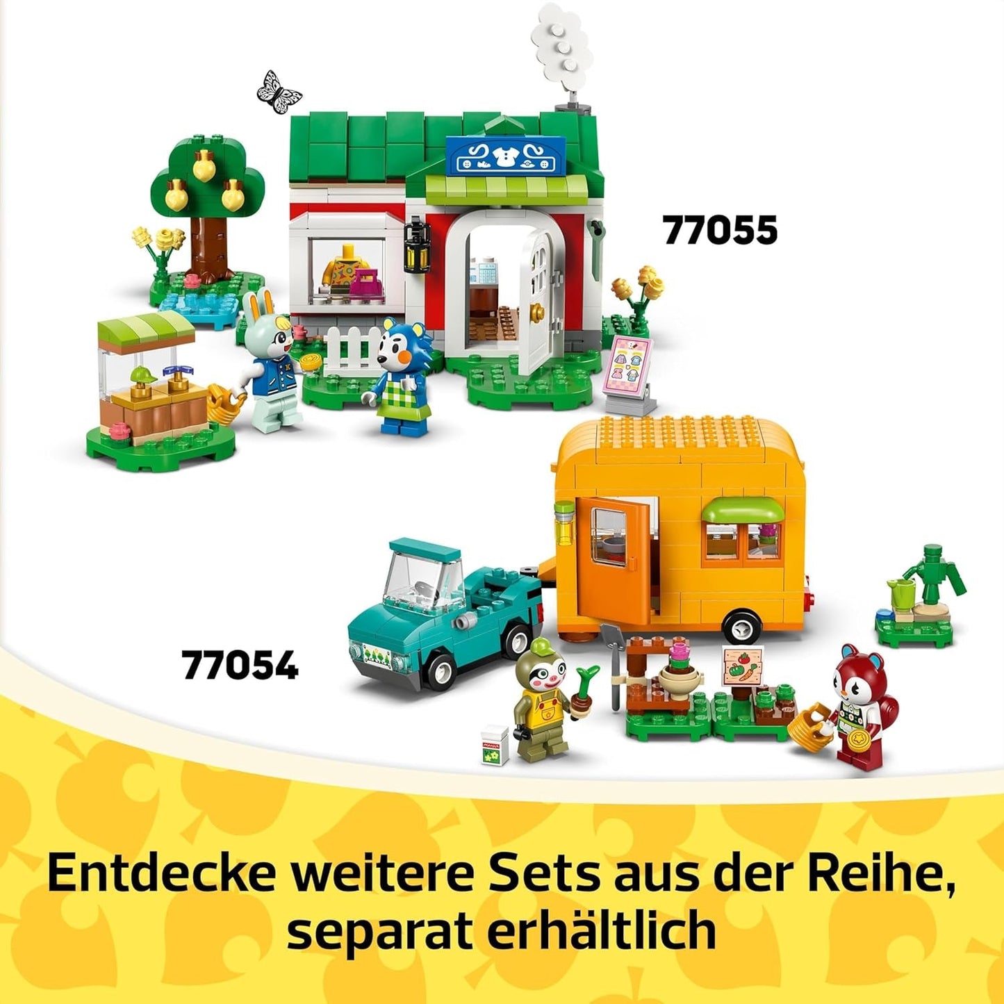 LEGO Animal Crossing Sterrenkijken met Euphemia, bouwset voor kinderen, fantasierijke rollenspel-videogameset, speelgoed voor 6-jarige meisjes en jongens, figuurdierspeelgoed 77053 Bouwsets Besuche den LEGO-Store