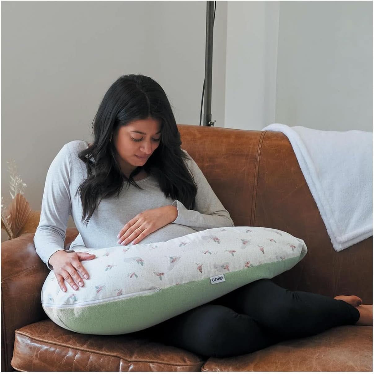 Zwangerschapskussen - Voedingskussen - 2 in 1 multifunctioneel kussen - Afneembare hoes 78 X 44 cm Accessoires Voeding en Borstvoeding Bebe Naty Shop