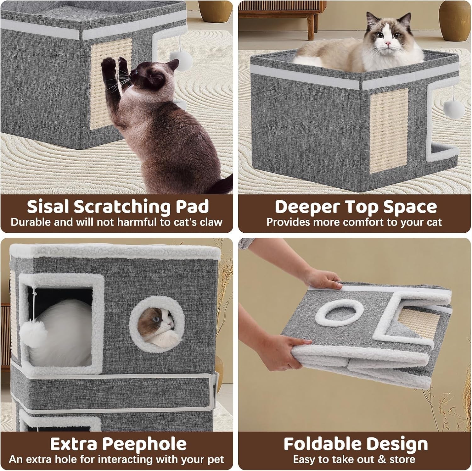 Dekens en meubels, Huisdieren, Grotten & Huizen, Katten, Kattenbedden, Katten - bedden, matrassen