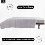 Tural - Dekbed 150 X 220 cm met Aloë Vera-behandeling, vezelvulling 300 G/M², zacht, ademend, Oeko-Tex gecertificeerd (wit, bed 90 cm) Dekbedden en quilts Naty Shop