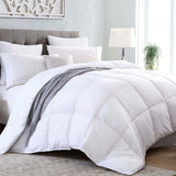 Kingsley Trend Alternatief wit donzen dekbed voor alle seizoenen, het hele seizoen, kingsize dekbed (2,6 M x 2,3 M), zacht, machinewasbare dekbedden en dekbedden Naty Shop King Wit