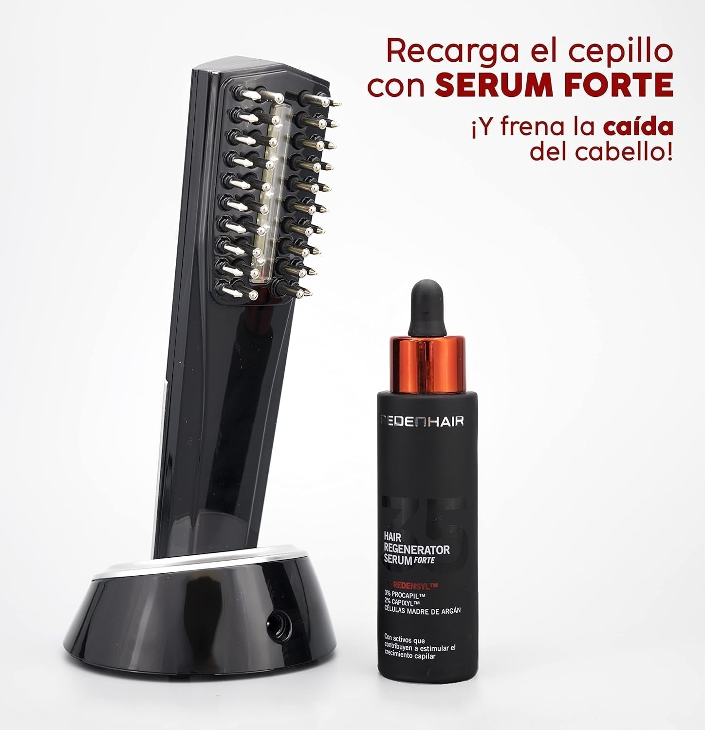 Redenhair Haarregeneratieborstel - behandeling van haaruitval - haargroeistimulator - ideale haargroei - preventie van haaruitval voor dames en heren Haarverzorging Naty Shop