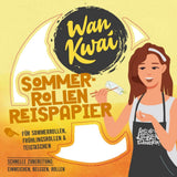 Wan Kwai Zomerrol Rijstpapier 200 g – Vereist een lichte weekbehandeling, perfect voor knapperige loempia's, verse zomerbroodjes of gestoomde dumplings