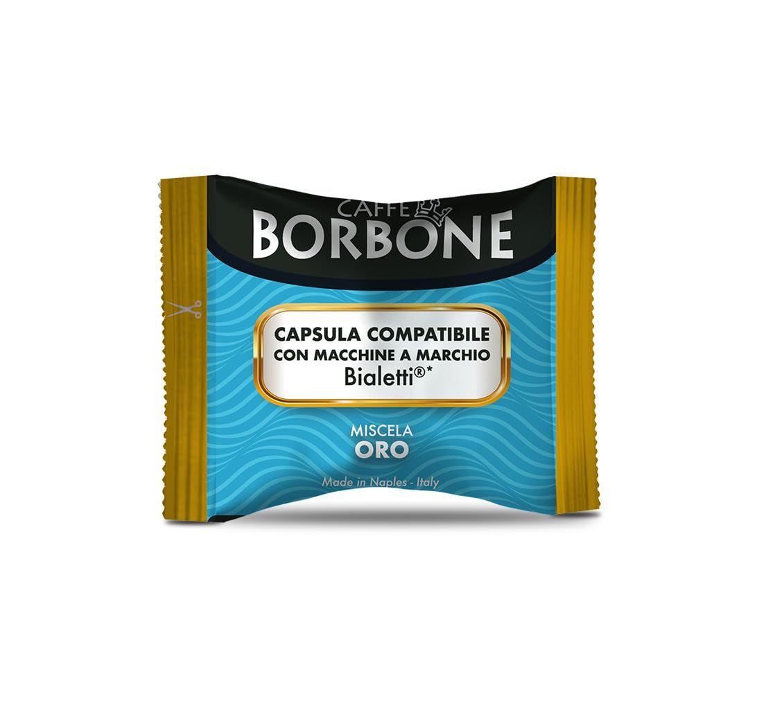 Caffè Borbone Gold-Kaffeemischung - 50 Kapseln - Compatibel met Kaffeemaschinen der Marke Bialetti®*