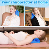 Nekstretcher 2.0, bewolkte nek Lefaya nekstretcher Orthopedische testwinnaar Nekstretcher om nekpijn te verlichten Premium nekbult Nekwolk corrigeert houding (blauw) Cervicale orthopedische kussens Naty Shop