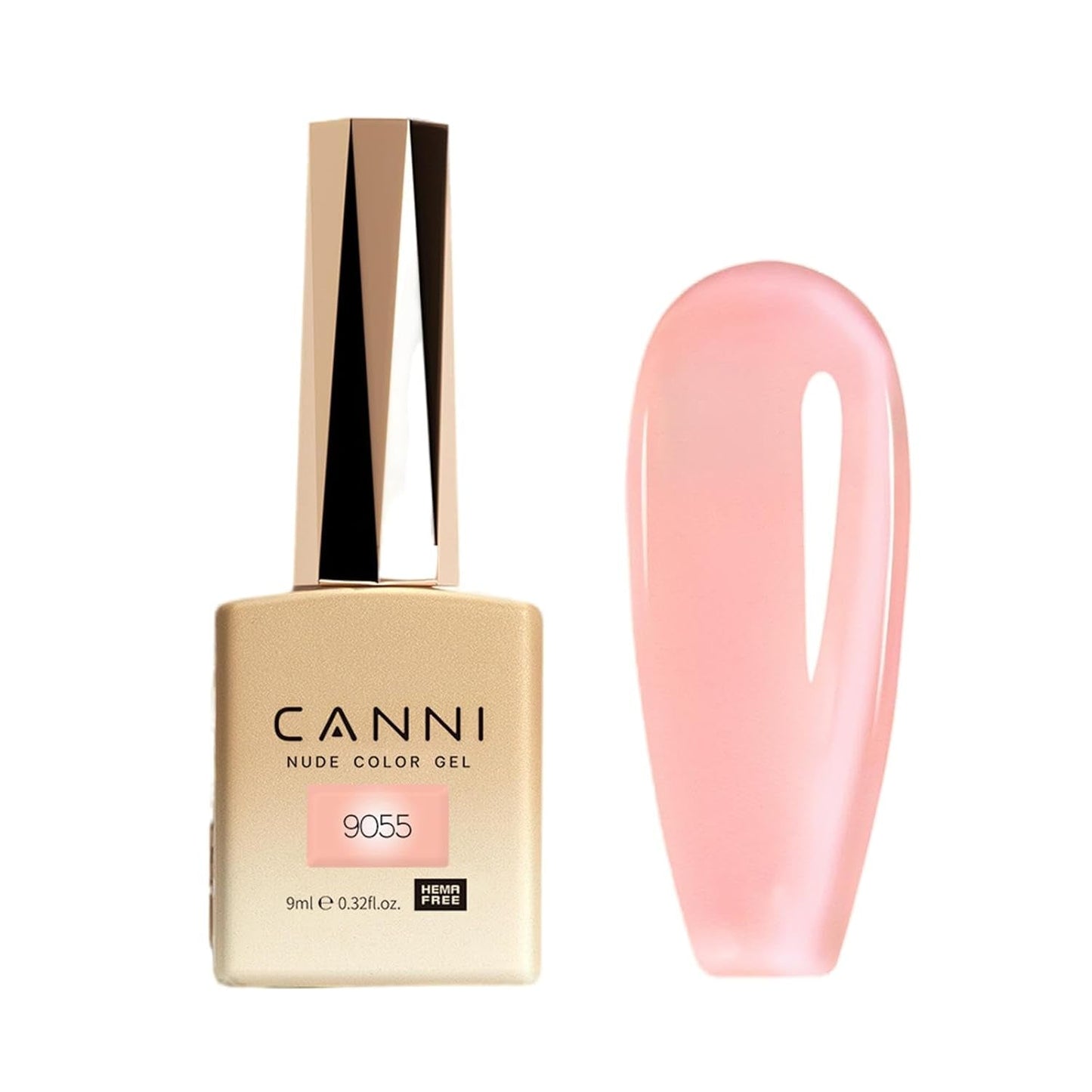 CANNI gel nagellak, semi-permanent, donkerpaars, nagellak, UV-gel, losweken, manicure