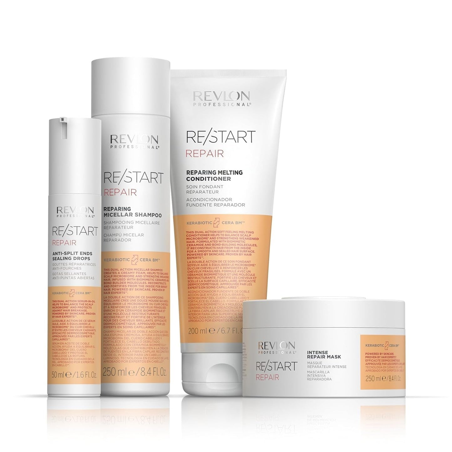 RE/START Repair Intense Repair Mask, 250 ml, intensief masker voor beschadigd haar, masker versterkt beschadigd haar van binnenuit, regenererende haarbehandeling Naty Shop Hair Mask