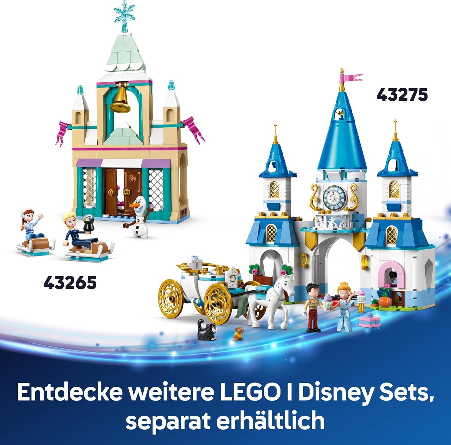 LEGO Ç€ Disney Encanto Mini House, bouwspeelgoed voor meisjes vanaf 5 jaar, fantasiespeelgoed en bouwset met Mirabel en Antonio Mini Dolls, een Capibara figuur en sleutel 43261 Bouwsets Besuche den LEGO-Store