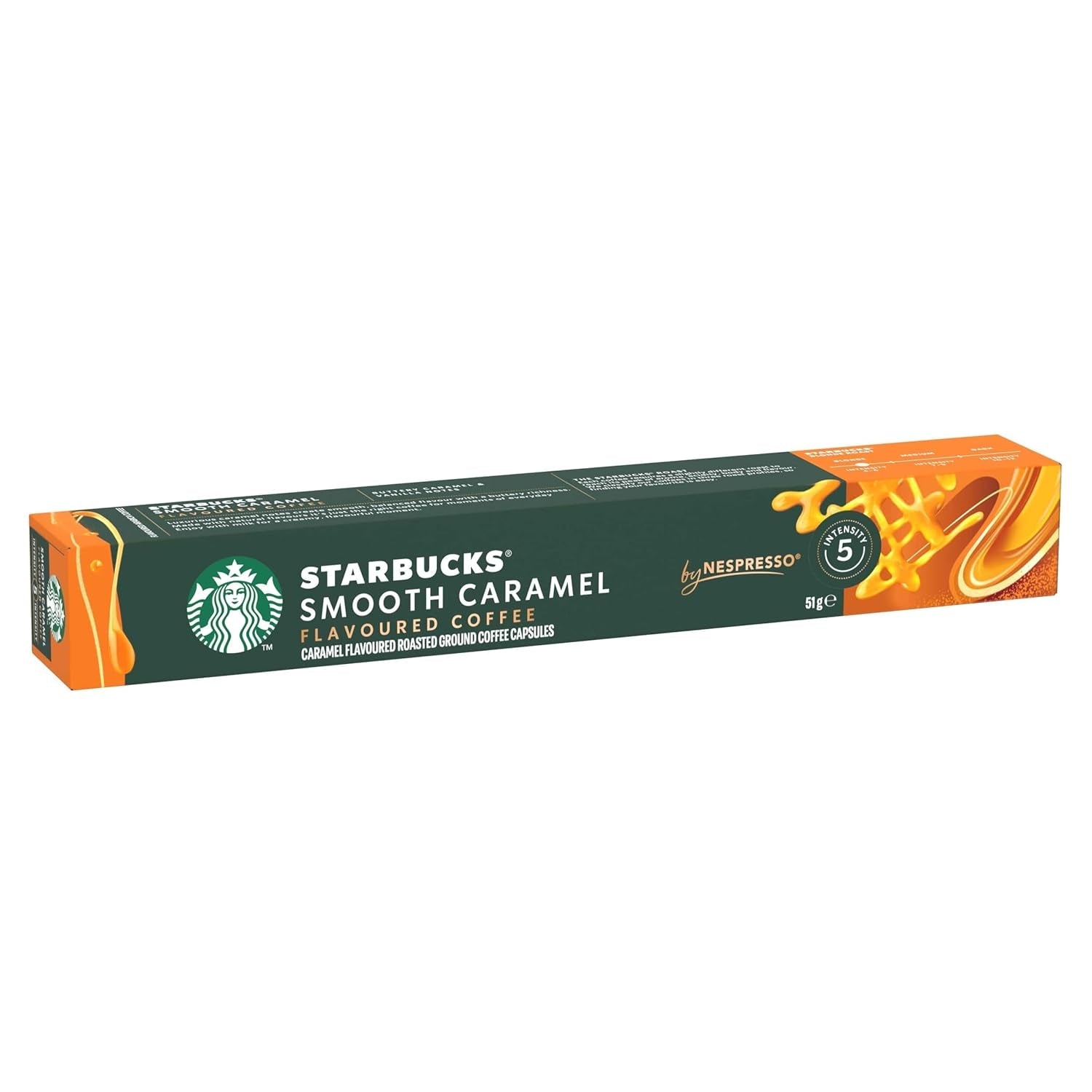 STARBUCKS van Nespresso, Helle Röstung, Karamell Aromatischen Kaffeekapseln 6 x 10 (60 Kapseln)