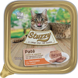 Mister Nassfutter für ausgewachsene Katzen, Turkije, Line Pastete und Fleisch in Stücken, totaal 3,2 kg (32 Becher x 100 g)