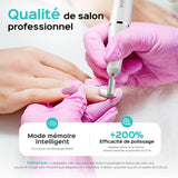 COSLUS Nagelfräser Kabellos Tragbar Für Gelnägel: Elektrische Nagelfeile Stufenlos Geschwindigkeitregelung Für Maniküre Pedicüre en Acrylnägel Plastik Nail Drill Voor Anfänger & Nagelstudio Zuhause