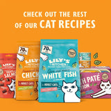Lily's Kitchen Natuurlijk Ingrediënt Natvoer voor volwassen katten Multi-Tray Pack Biologisch Vlek Graanvrij 4 x (8 x 85 g)