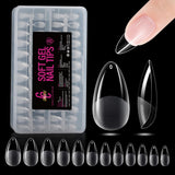504 stuks ballerina medium gelnageltypes: gelnageltips PMMA kunstnagels nagelverlengingen kunstnagels 12 maten