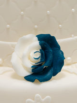 Sugarflair Lustre eetbare voedselkleuring, Glacier Blue - Eetbaar glanspoeder voor cakes, muffins, chocolade, gebak, desserts, ijs, drankjes, cocktails en meer - 4g