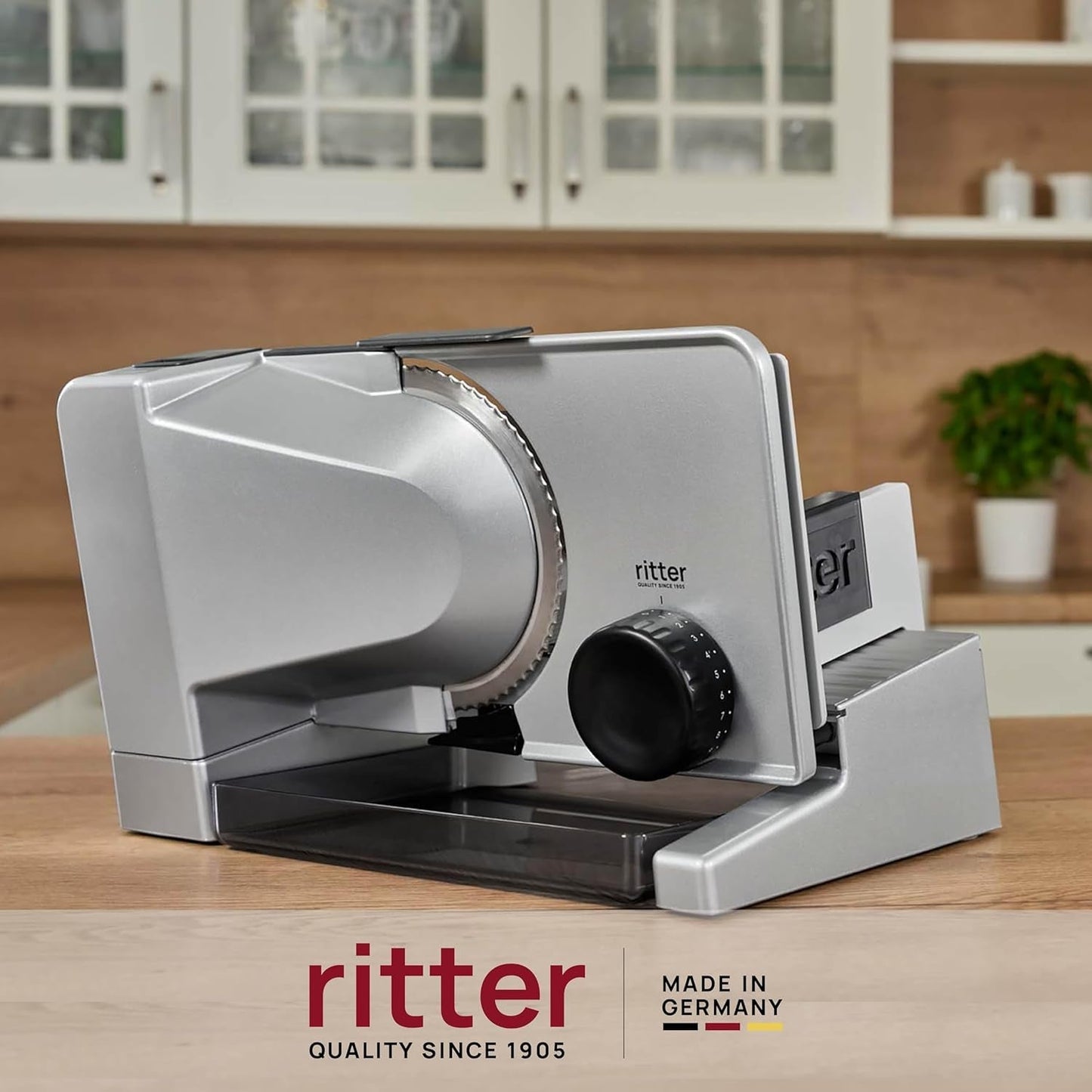 Ritter Serano 5 Multifunctionele elektrische snijmachine, gemaakt in Duitsland Rasnite en Slicers Naty Shop
