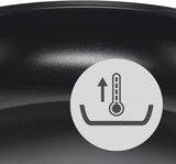 WMF Devil 2-delige pannenset, inductiepan 24, 28 cm, Cromargan roestvrij staal, keramische coating, ovenvaste potten en pannen Naty Shop