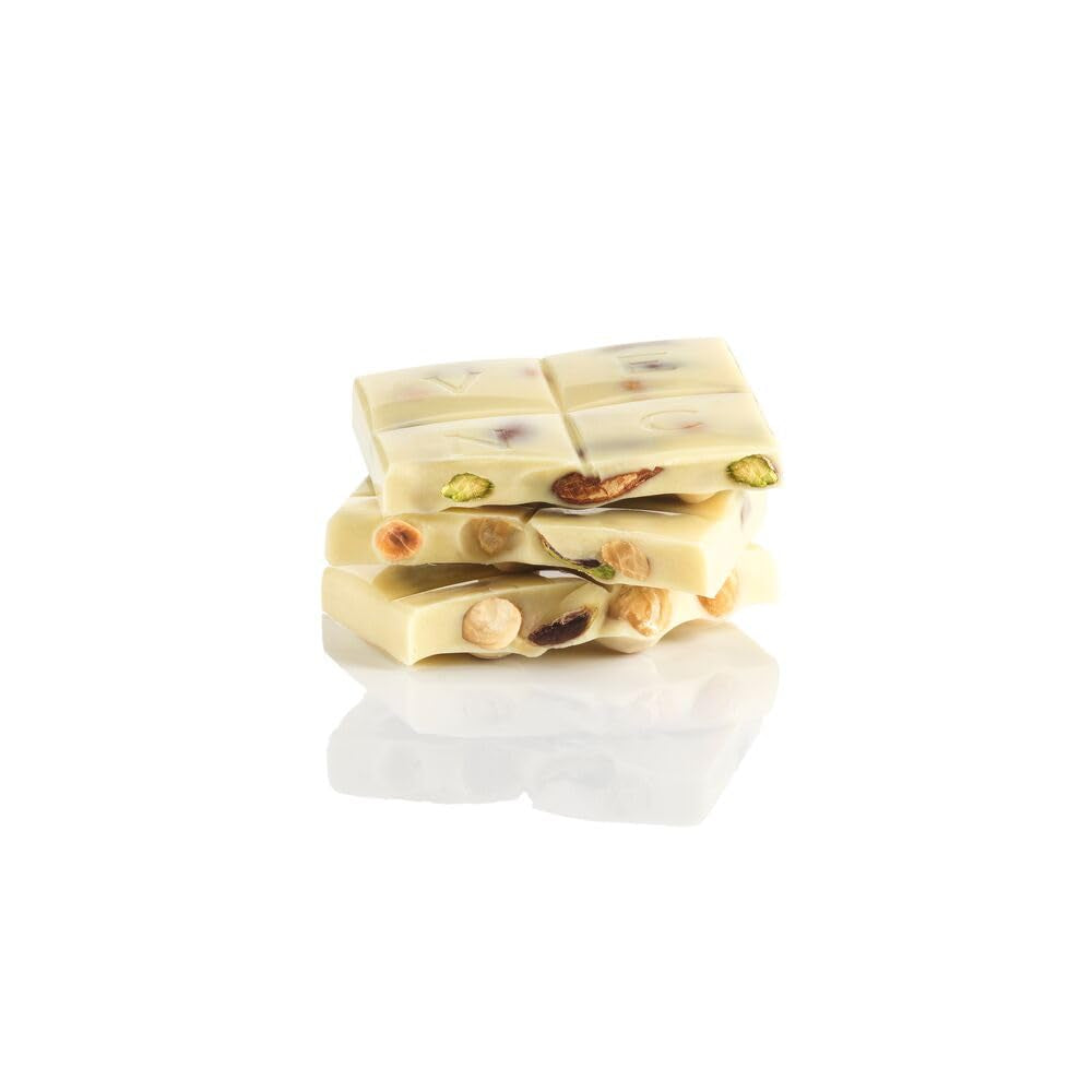 Venchi - Gezouten hazelnootreep, gezouten hazelnoten, amandelen en pistachenoten, 95 g, met "Piemonte-hazelnoten", glutenvrij, zonder kunstmatige kleurstoffen en zonder conserveermiddelen