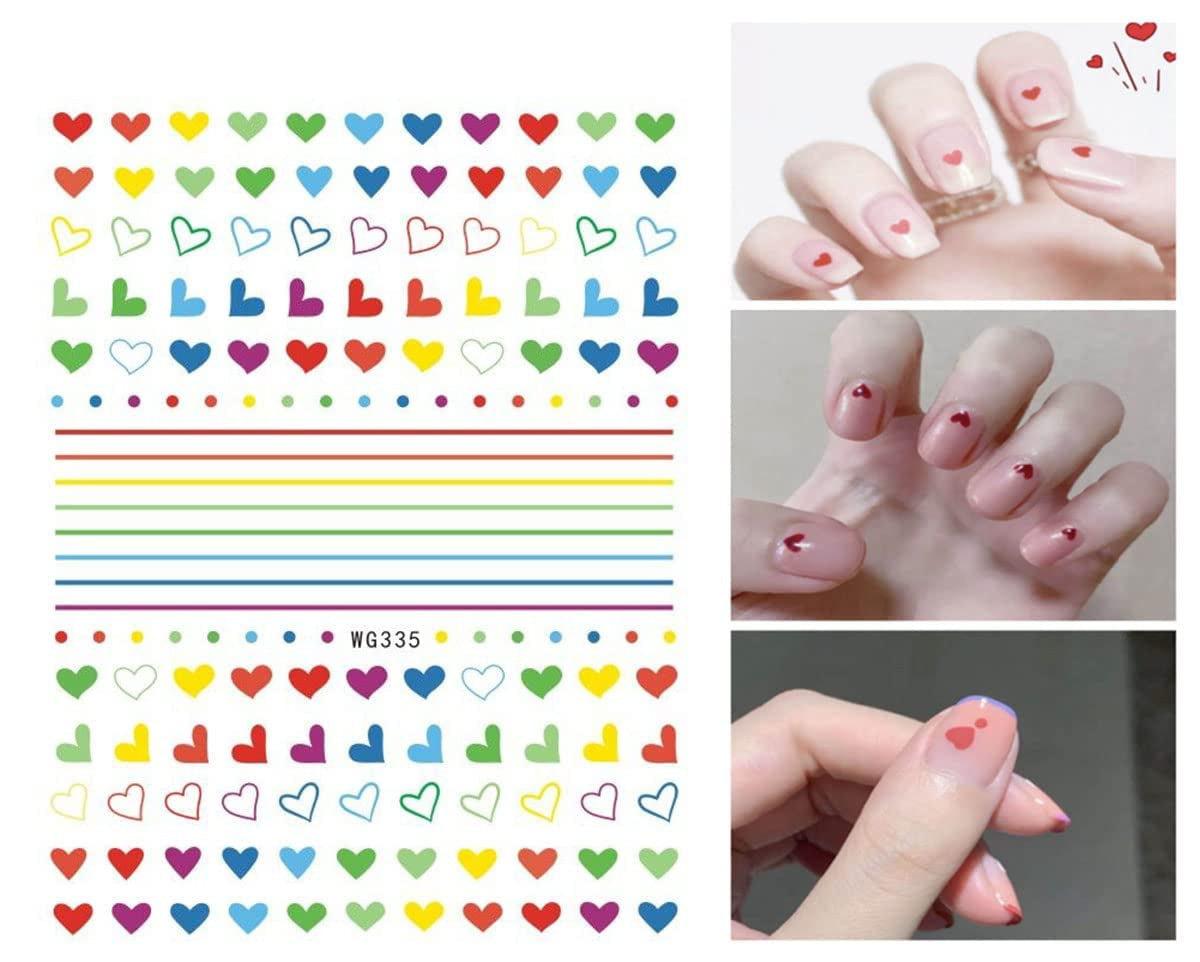 12 Blatt Nagelsticker Süß Kinder Nagelaufkleber Selbstklebend Weihnachtsblumen Blätter Tiere Pflanzen Früchte Nail Art Sticker Decoratie Nageldesign Zubehör